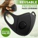 Face mask breathable and washable masks Filter Valve Reusable